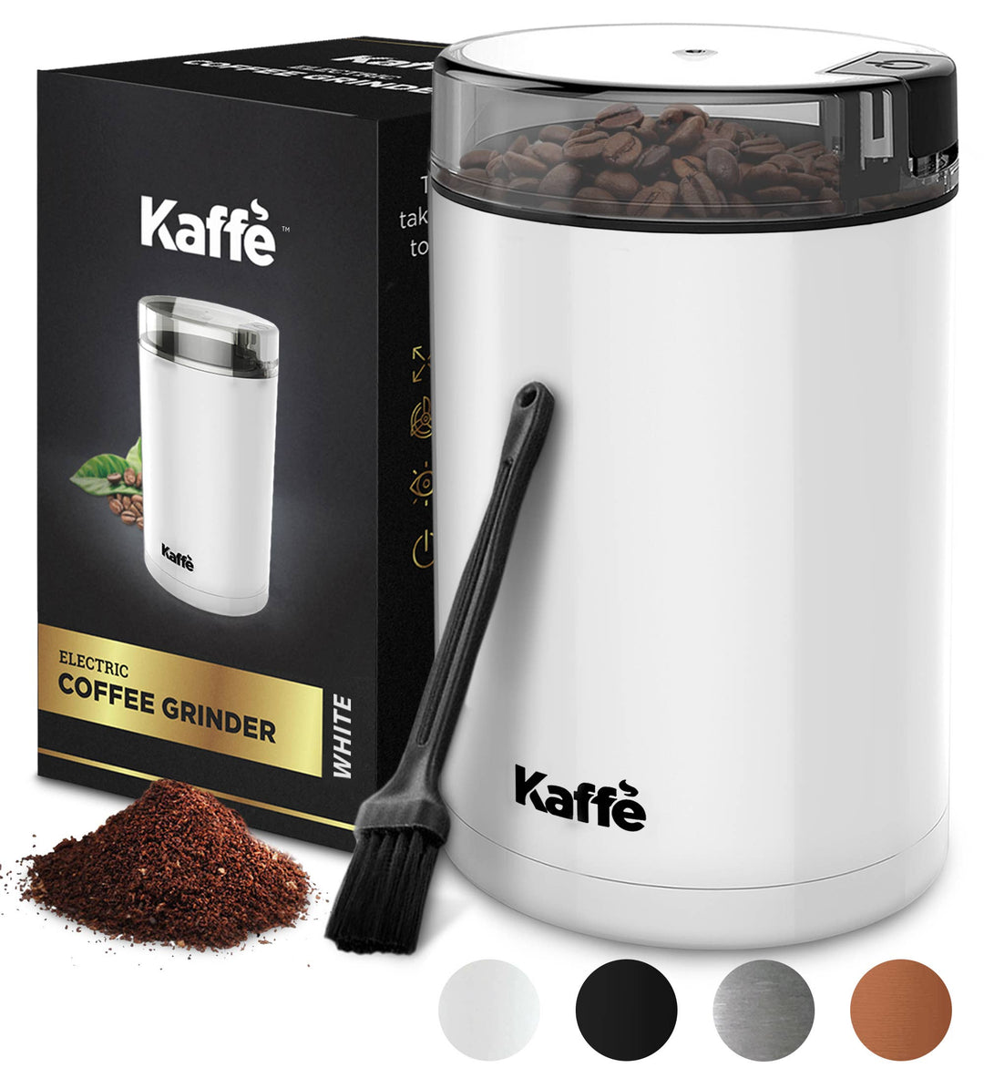 Kaffe Electric Coffee Grinder w/ Cleaning Brush - 3.5oz - Stone & Spoon