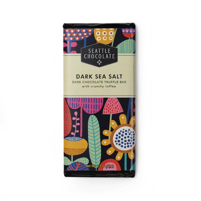Dark Sea Salt Truffle Bar - Stone & Spoon