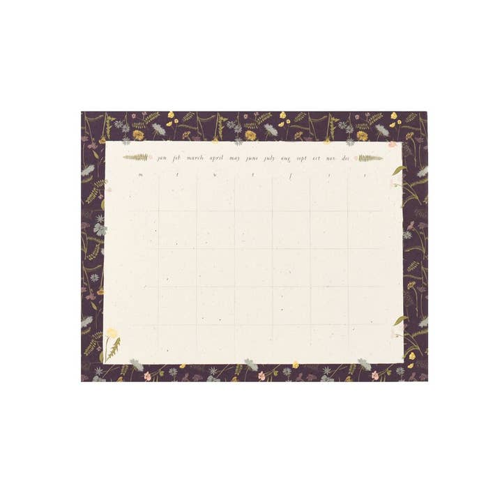 Meadow Calendar Desk Pad - Stone & Spoon