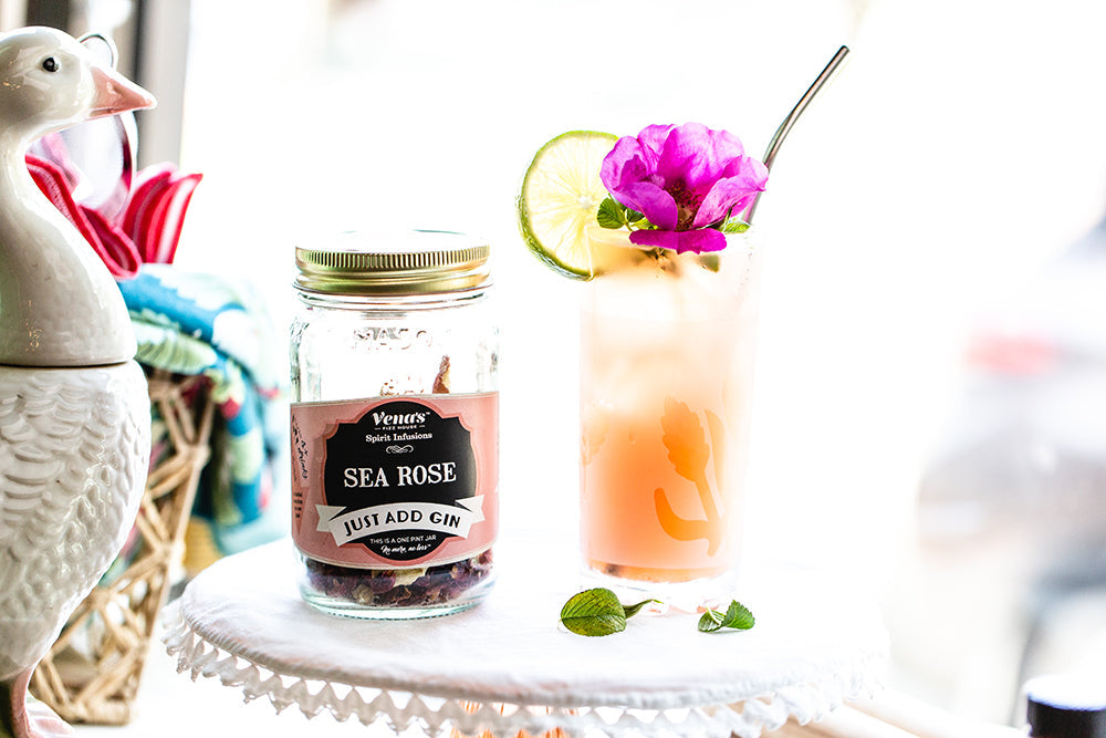 Sea Rose Spirit Sipper Infusion Jar - Stone & Spoon
