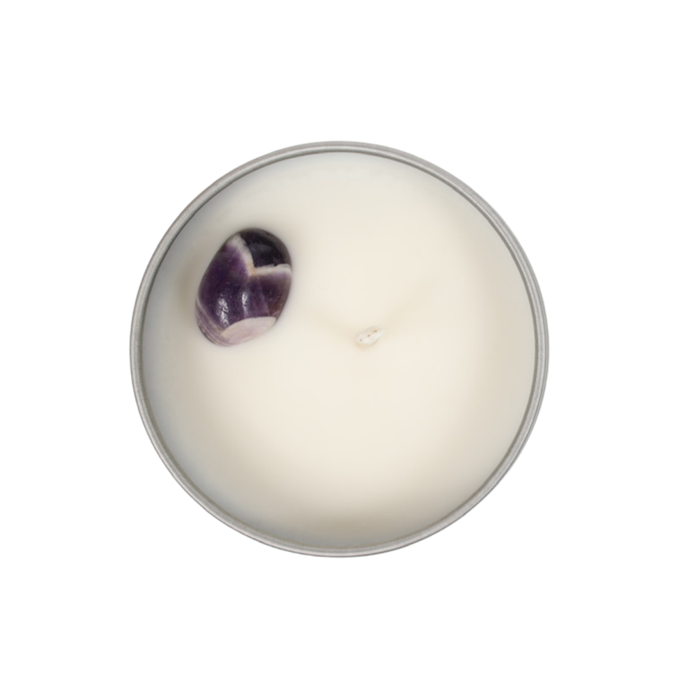 Ancient Amethyst 4 oz Travel Candle - Stone & Spoon