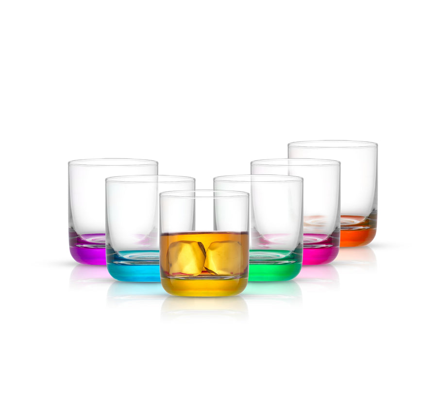 Rainbow Whiskey Glasses - Stone & Spoon