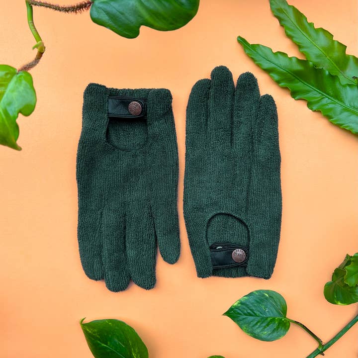 Leaf Cleaning Gloves - Stone & Spoon