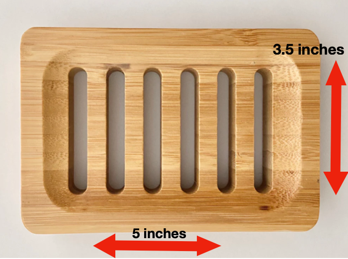 Wooden Soap Dish - Large Rectangular - Stone & Spoon