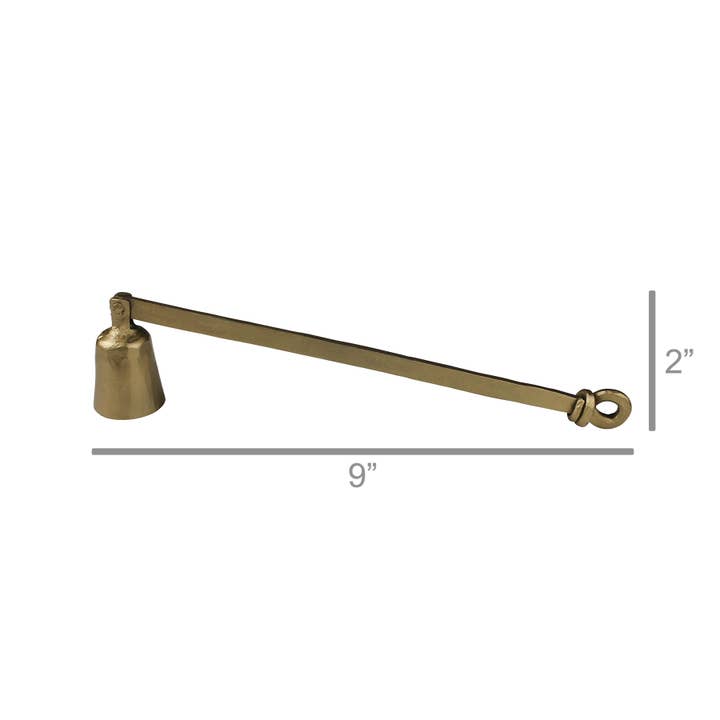 Brass Candle Snuffer - Stone & Spoon