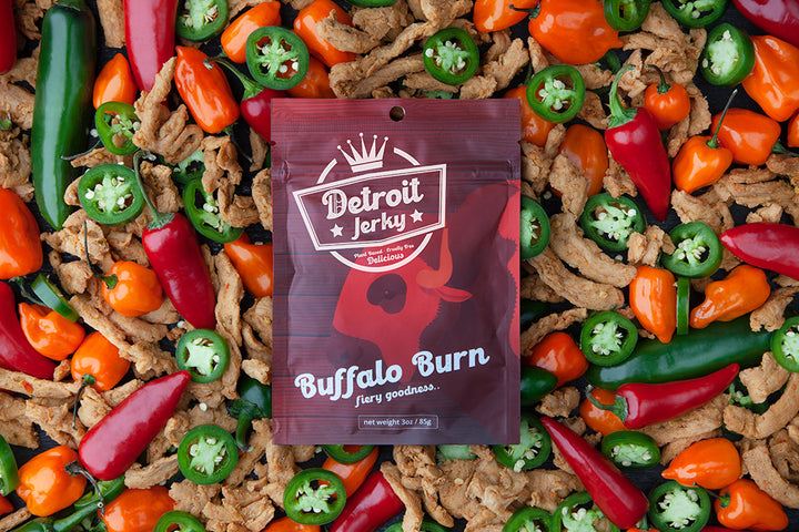 Detroit Jerky Vegan Buffalo Burn Jerky