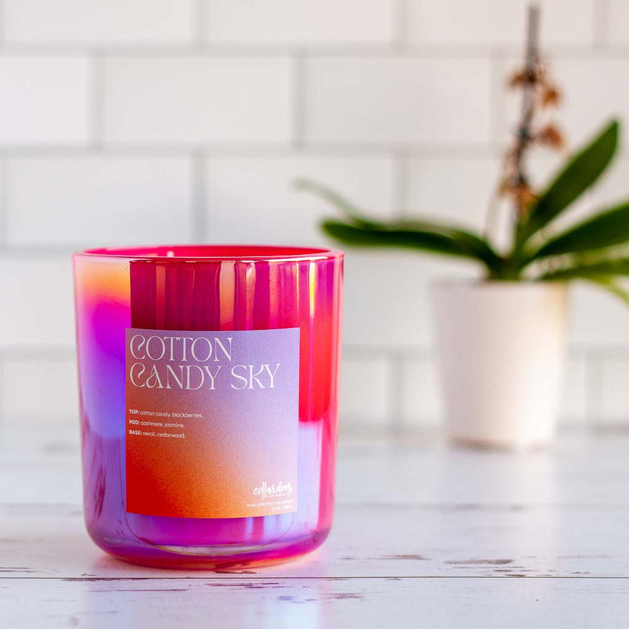 Cotton Candy Wood Wick Candle - Stone & Spoon
