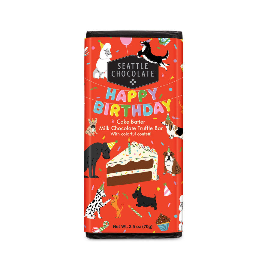 Happy Birthday Chocolate Truffle Bar - Stone & Spoon