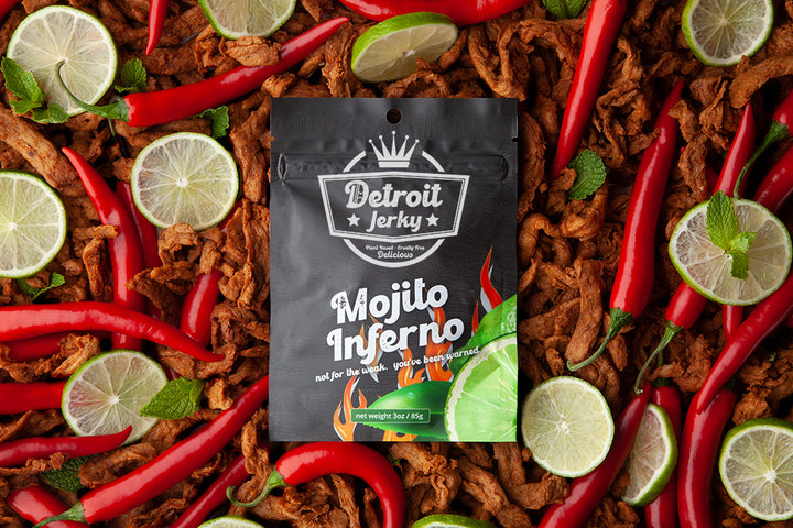 Detroit Jerky Vegan Mojito Inferno Jerky