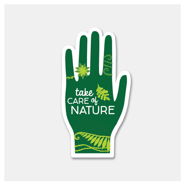 Nature Hand Sticker - Stone & Spoon