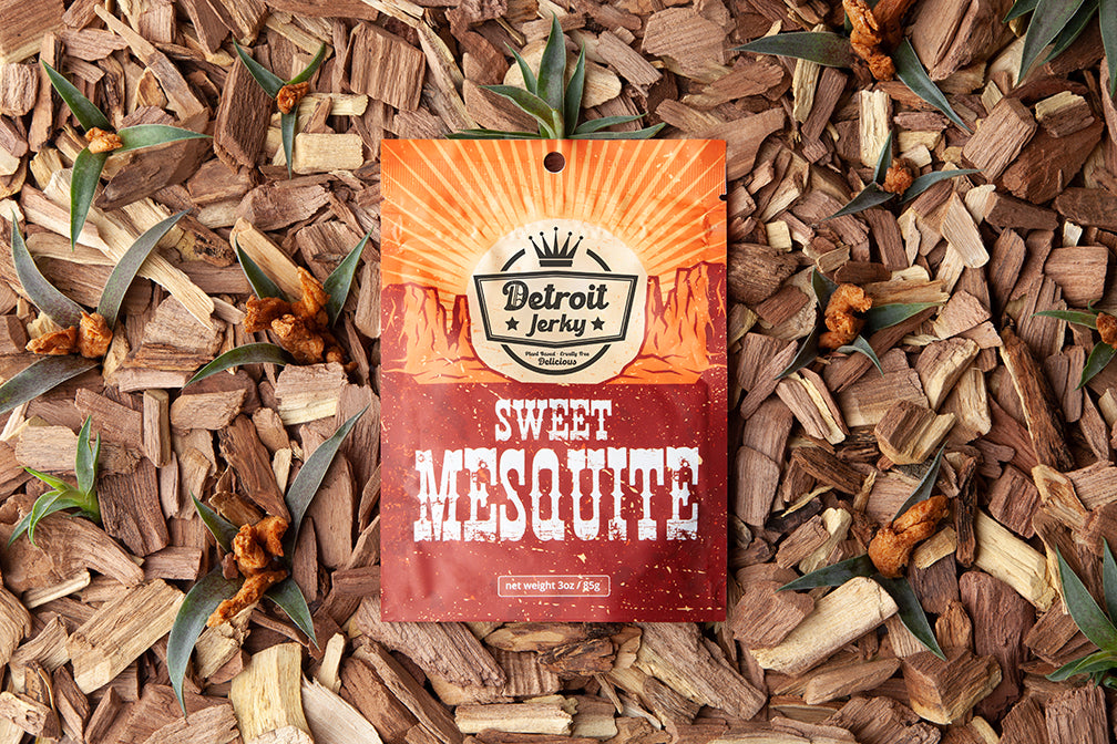 Detroit Jerky Vegan Sweet Mesquite Jerky