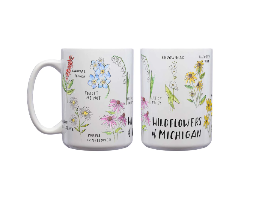 Wildflowers of Michigan Mug - Stone & Spoon