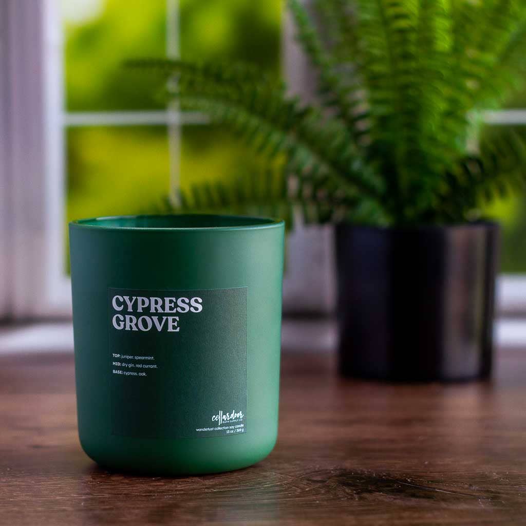 Cypress Grove - 13 oz Wood Wick Soy Candle