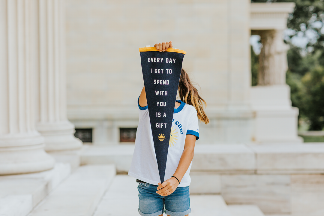 Every Day is a Gift Pennant • Kelle Hampton x Oxford Pennant