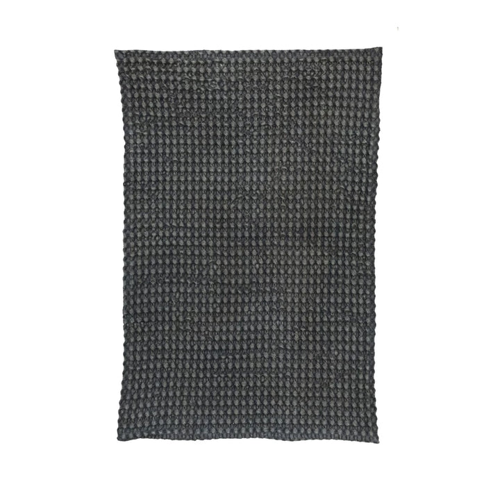 Waffle Weave 28x18 Tea Towel - Gray