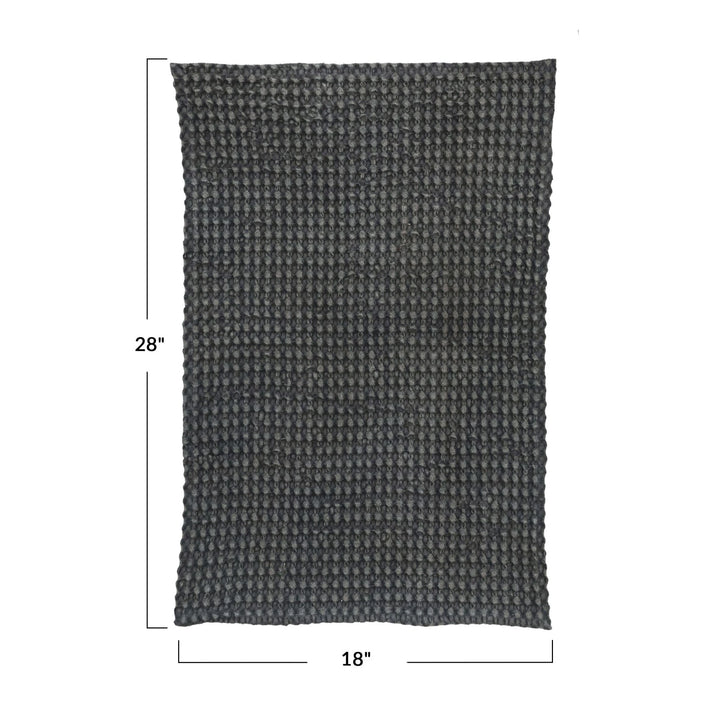 Waffle Weave 28x18 Tea Towel - Gray - Stone & Spoon
