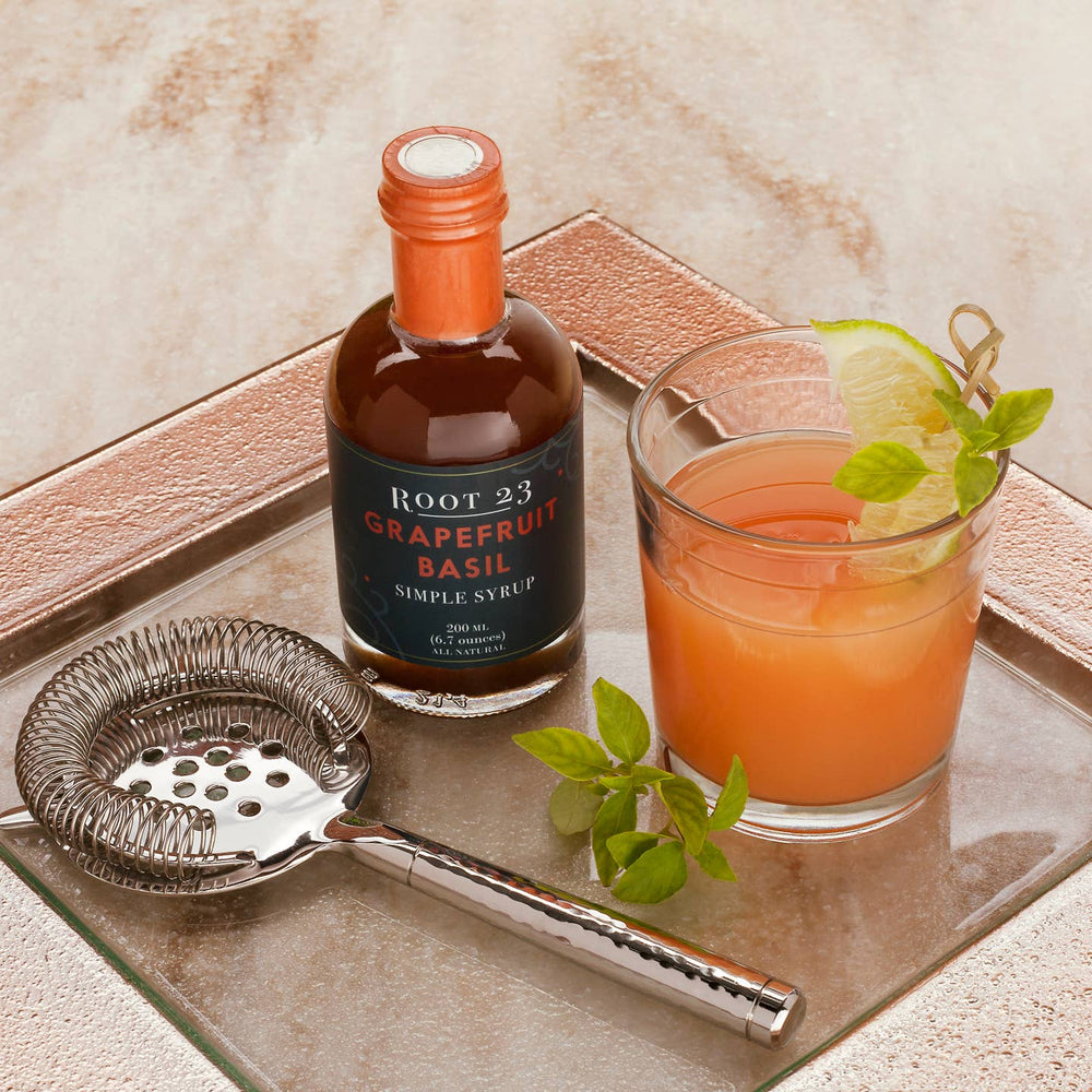 Root 23 Simple Syrup Grapefruit Basil - Stone & Spoon