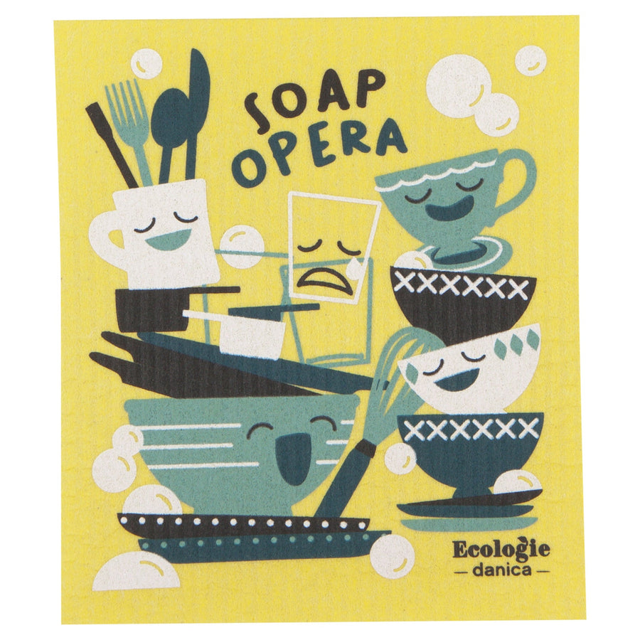 Soap Opera Swedish Dishcloth - Stone & Spoon
