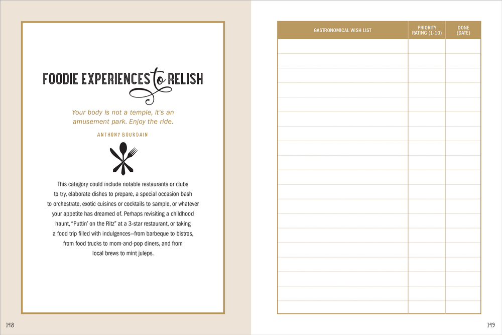 My Bucket List: Living the Dream - Stone & Spoon