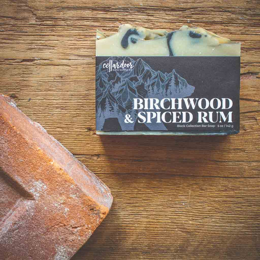 Birchwood & Spiced Rum Bar Soap - Stone & Spoon